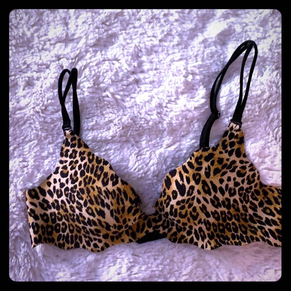 Victoria’s Secret cheetah print bra